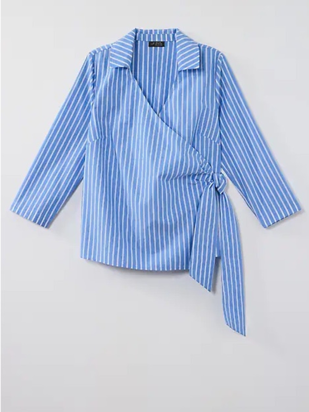 J.Jill XS Wearever Woven Wrap Shirt